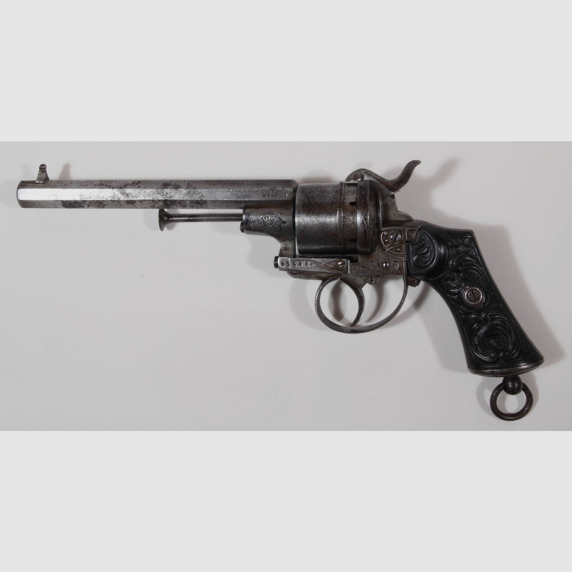 Lefaucheux revolver, Belgio intorno al 1870 Articolo 12663, immagine 2 di 5