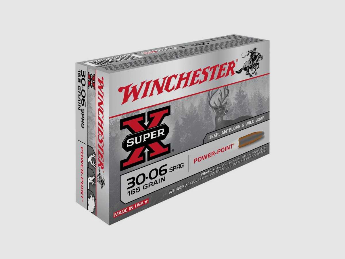 Patronen 30-06SPR SUPER X POWER POINT 150GR X20