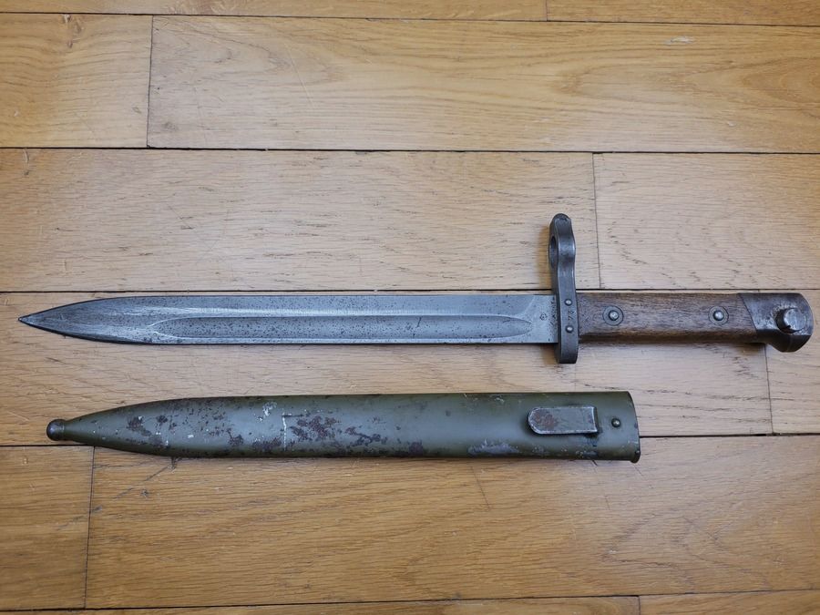 Oostenrijkse bajonet model 1895 – Zeldzame variant voor "technische troepen" – OEWG – Uitstekende staat, afbeelding 2 van 12