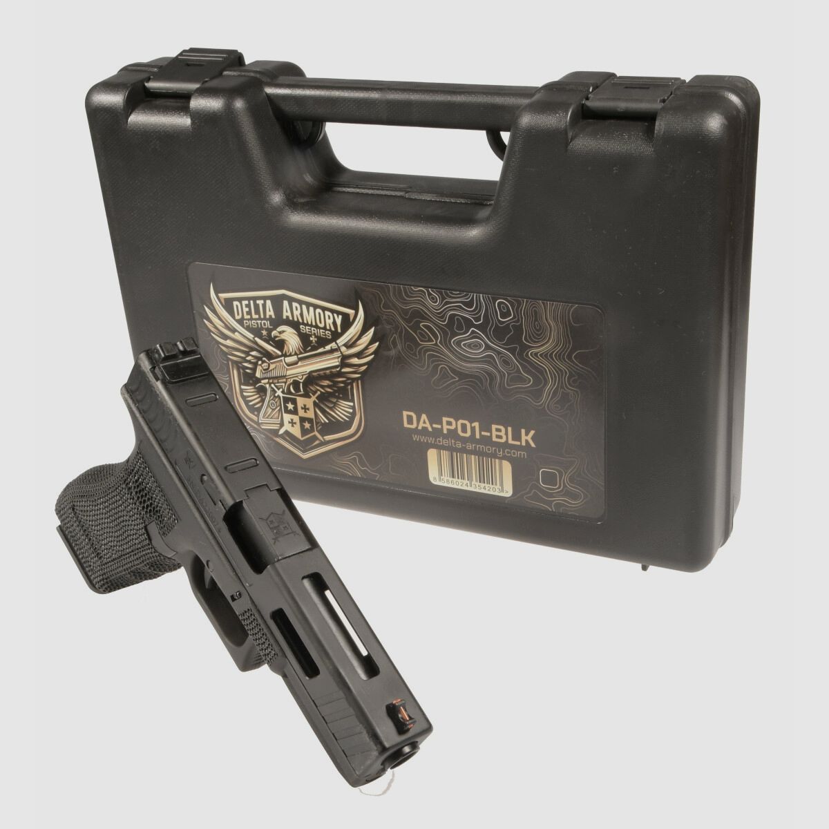 P01 GBB Airsoft Pistole in Schwarz | Delta Armory