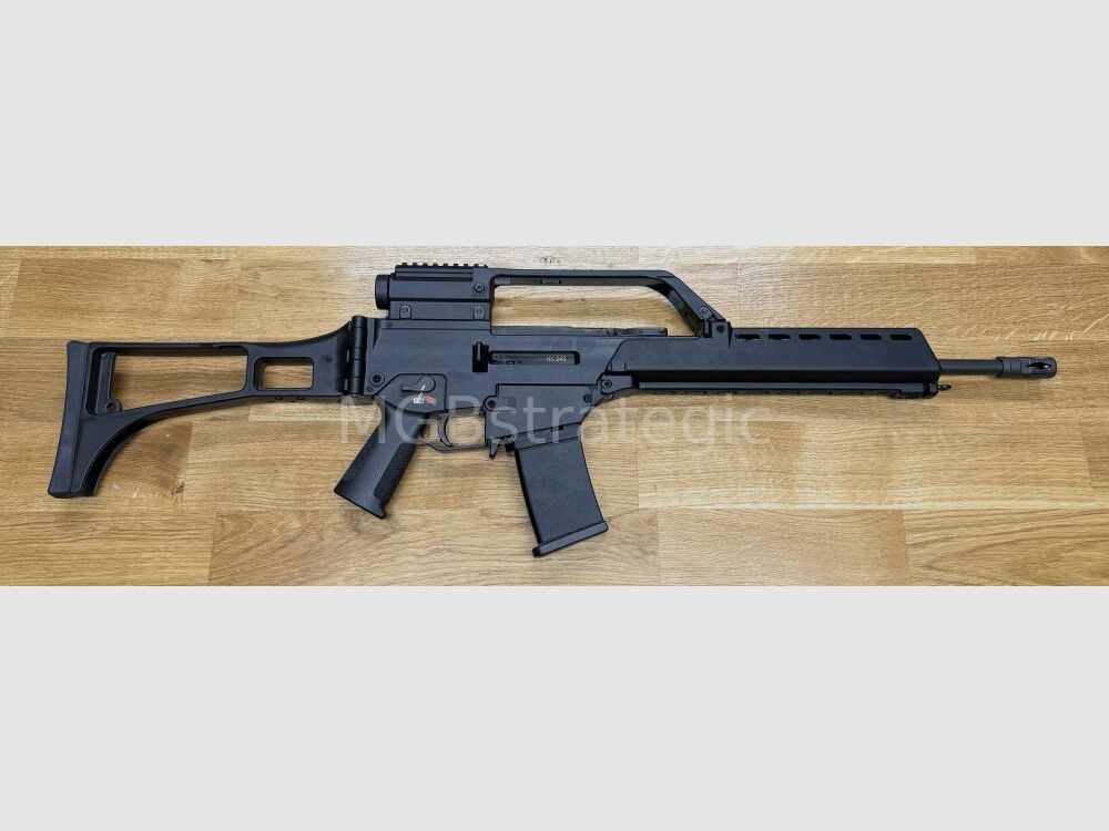 Heckler & Koch HK243 S SAR - Color negro - ¡El G36 civil aprobado deportivamente! Color negro / con correa de transporte G36 original 3x y riel Picatinny