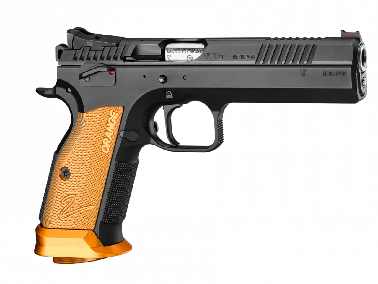 Pistola CZ TS 2 Orange 9mm Para 20-Colpi – Modello Maestro per IPSC Standard, immagine 1 di 3