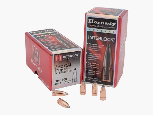 Hornady BULLETS .7.62X39 /.310 123GR SP – 100 pcs.