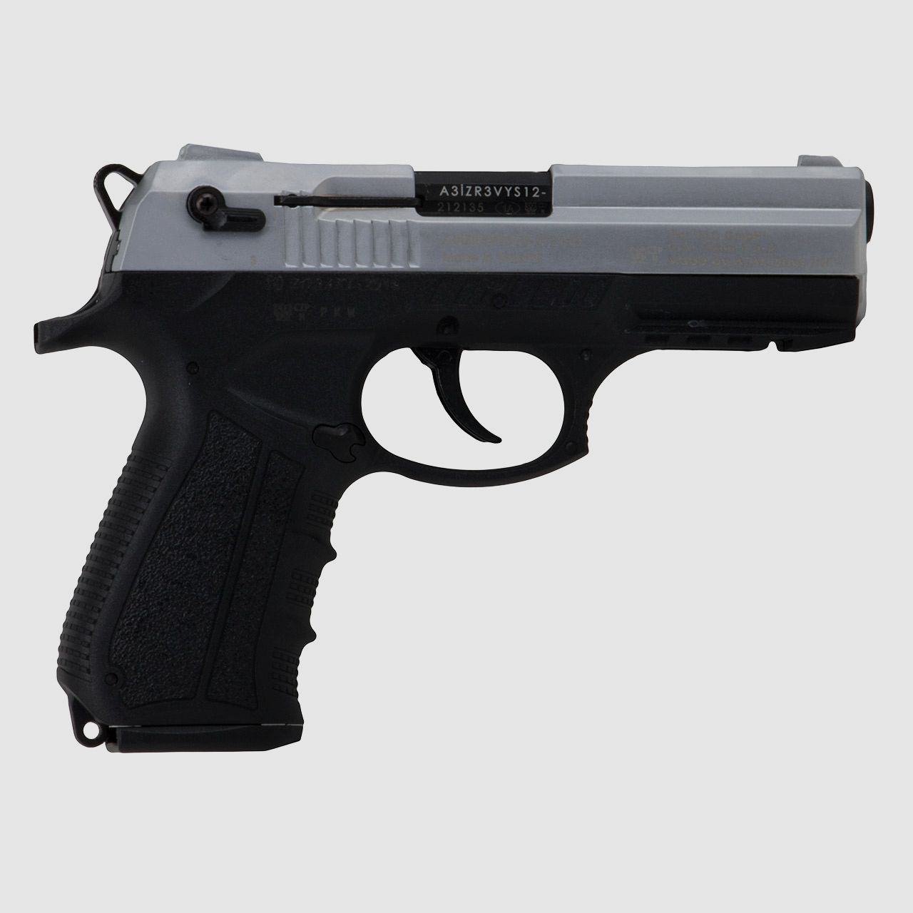 Schreckschuss Pistole Zoraki 2918 matt chrom PTB 1050 Kaliber 9 mm P.A.K. (P18)