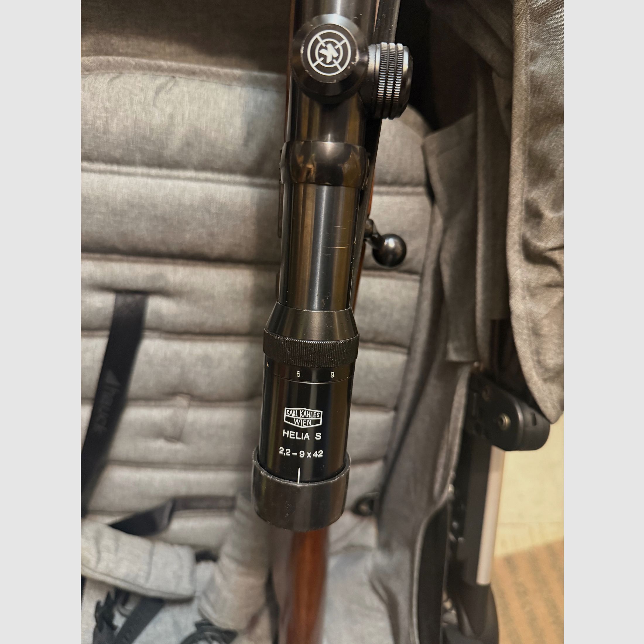 Langwaffe Fabrique Nationale d'Armes de Guerre 8x68S mit Zielfernrohr und Munition