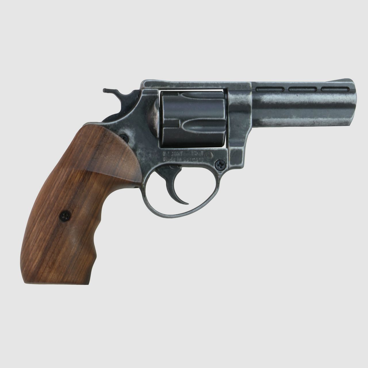 Schreckschuss Revolver Melcher ME 38 Magnum Antik Holzgriff Kaliber 9 mm R.K. (P18)