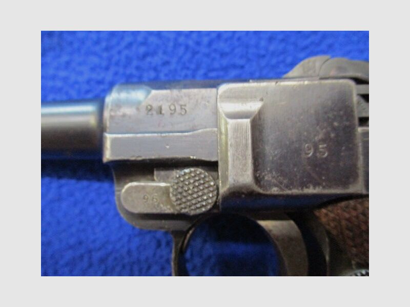 Pistola DWM P08 1915 Modelo Estándar 9mm Luger P08