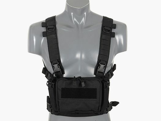 Compact Multi-Mission Chest Rig - Black [8FIELDS]