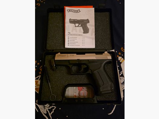 Walther P99 Bicolor NKL 9mm P.A.K blank firing