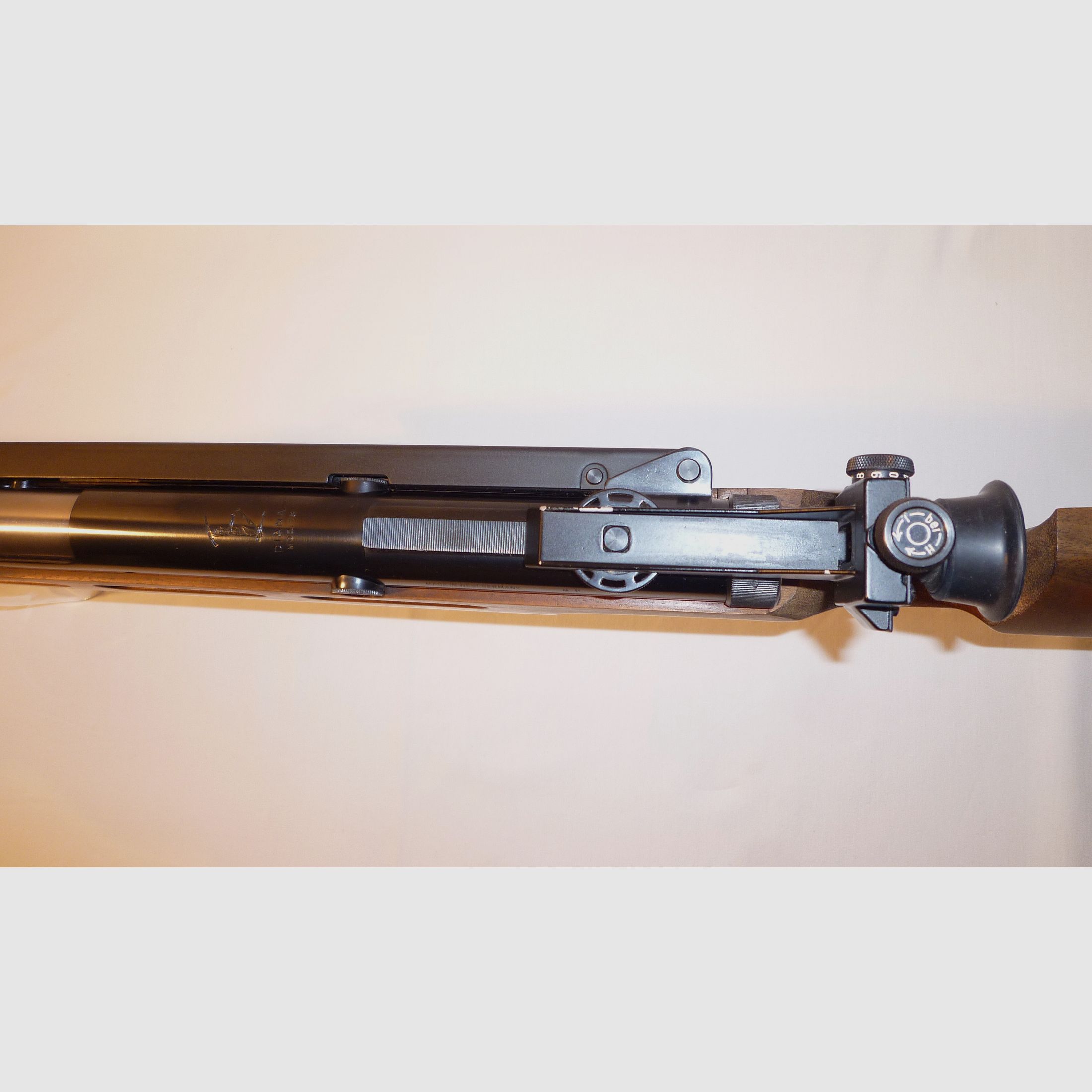 Match-Luftgewehr Diana 75 rechts Seitenspanner TOP ERHALTUNG !!