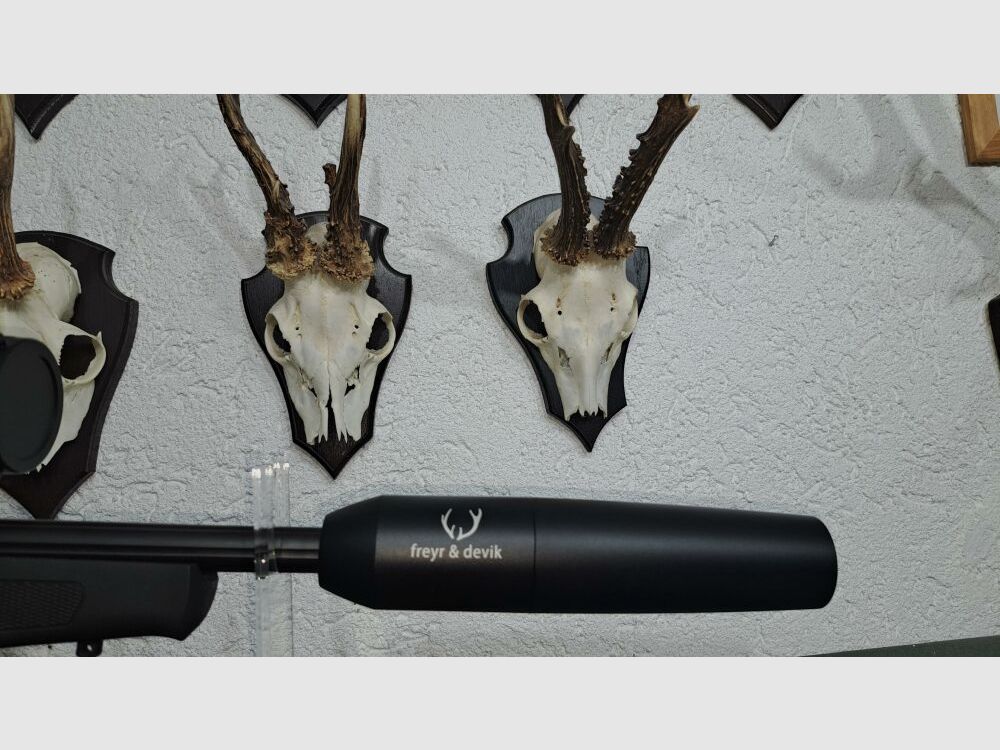 BERGARA Bergara TD 13 Lochschaft Schwarz + Zielfernrohr + Schalldämpfer