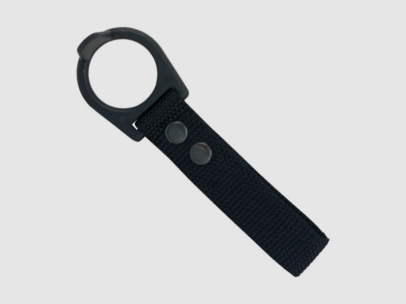 Tragering für Tonfas, Cordura / Hartplastik Schwarz - für Security Abdrängstock / Polizei Baton