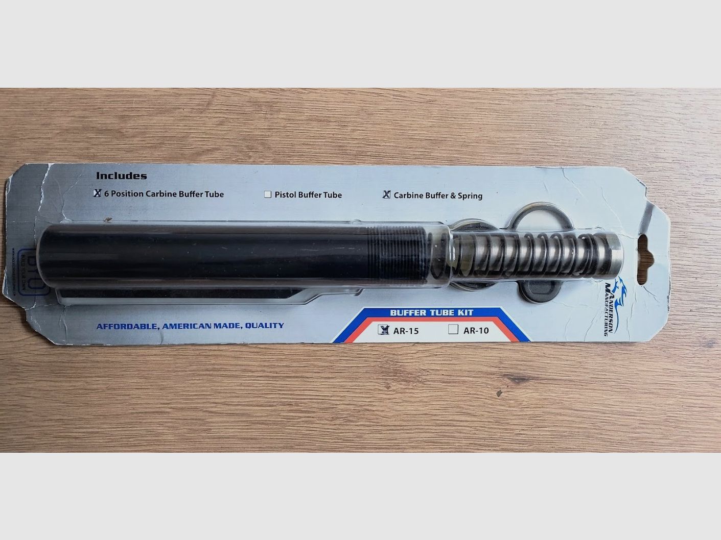 Buffer Tube Set (milspec) von Anderson Manufacturing für AR15 - neu und ungeöffnet