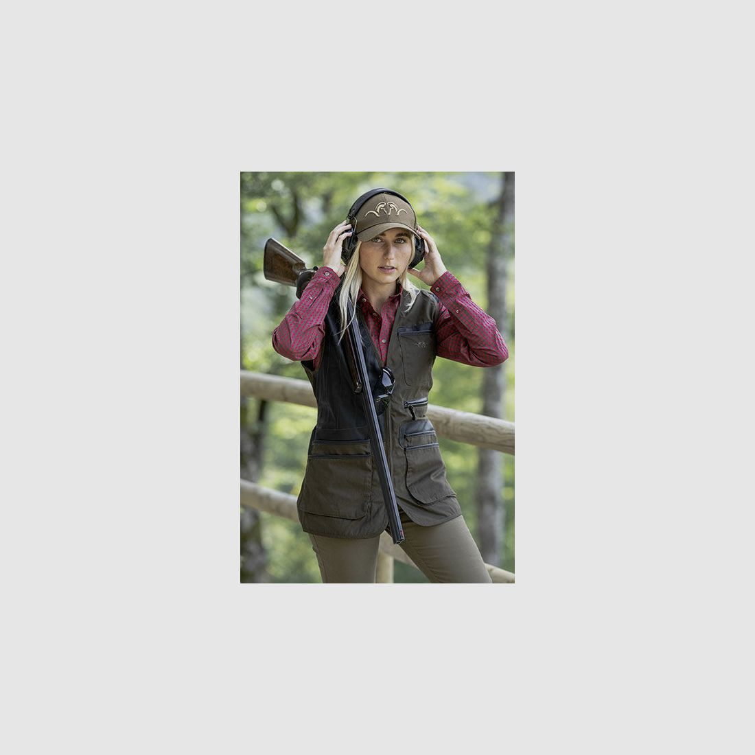 Gilet da tiro Blaser Light marrone