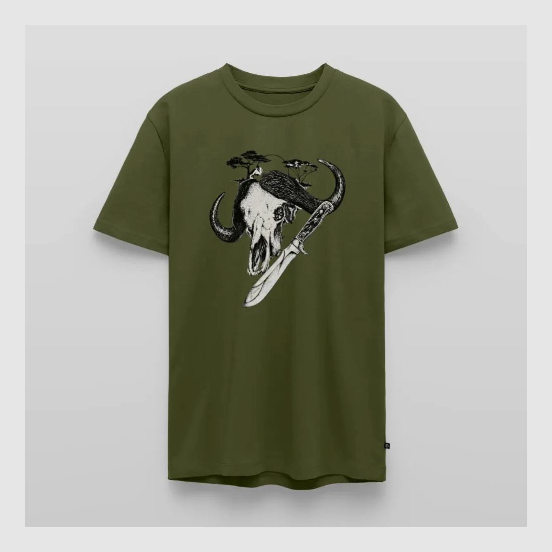PUMA Men´s Premium T-Shirt „White Hunter – Big Game"