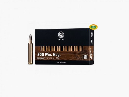 RWS Munition Kal.300 Win.Mag. UNI 180 gr.