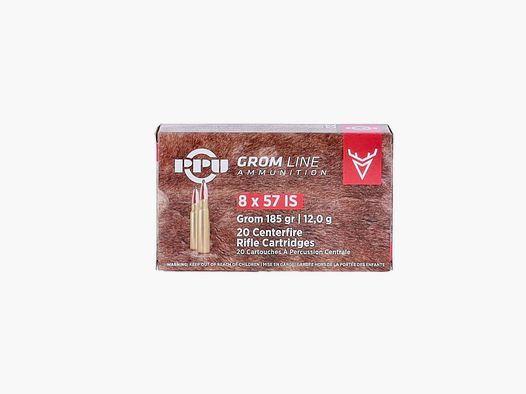 PRVI/PPU GROM 8x57 IS Teilmantel 185 gr. - 20 Stk