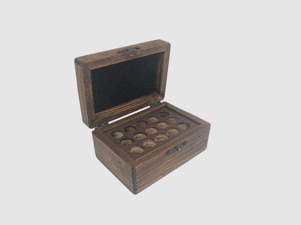 Houten kist .45 kal 15 stuks., afbeelding 1 van 3