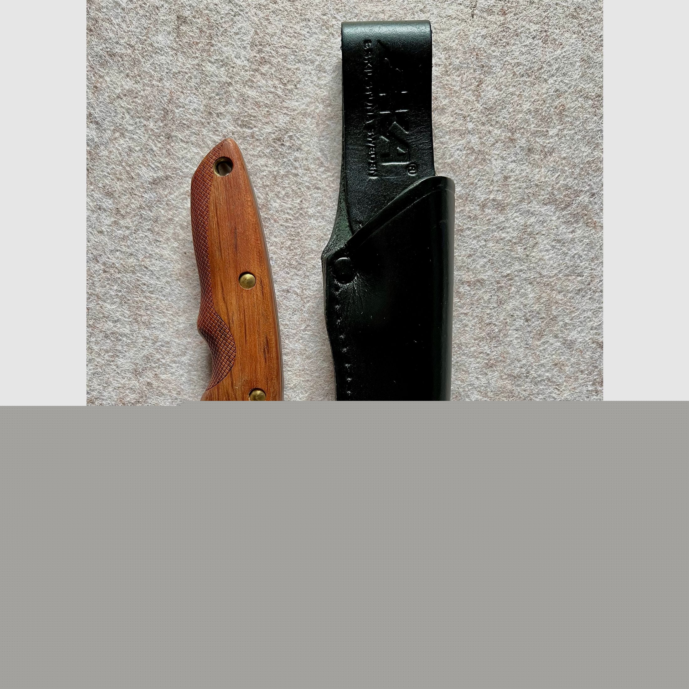 Jagdmesser EKA Nordic JoF7 mit Lederscheide (Neuwertig)
