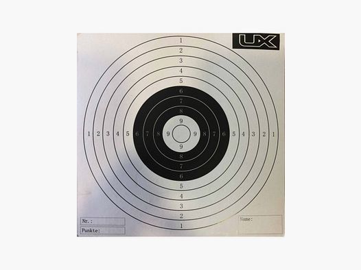 Zielkarton UX 14x14, 100 Stück