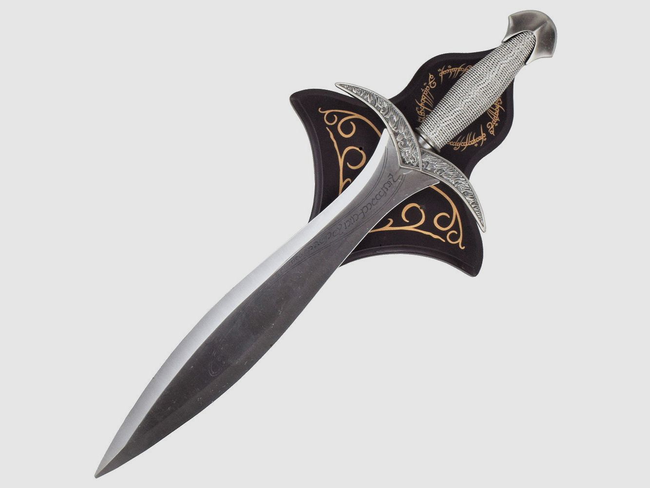 Hobbit Kurzschwert mit Wandhalterung