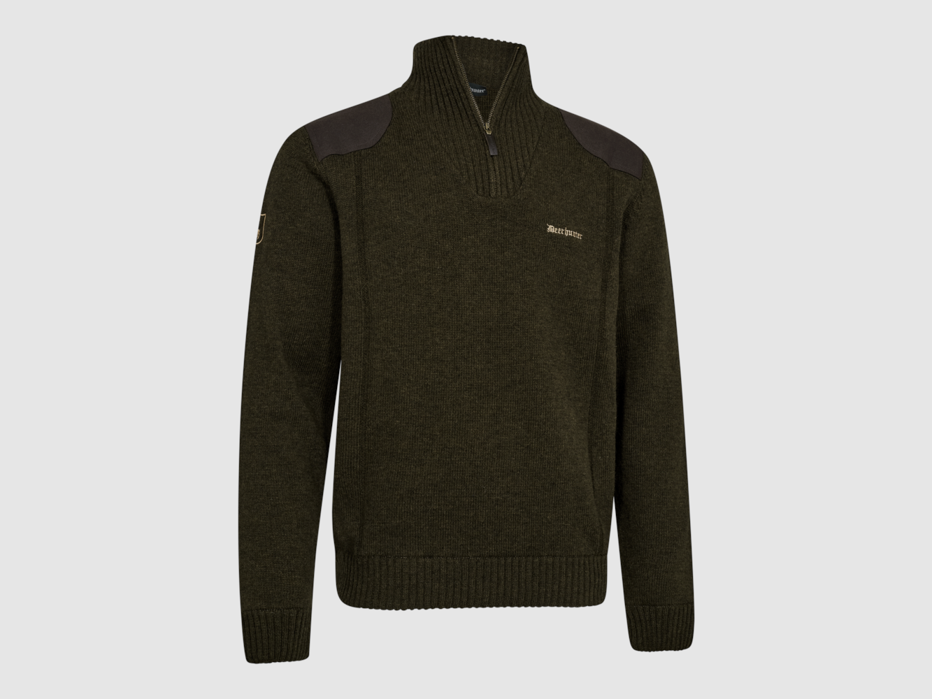 Deerhunter 8711 Finley 1/2 Zip Gebreide trui 54 XL, afbeelding 1 van 3