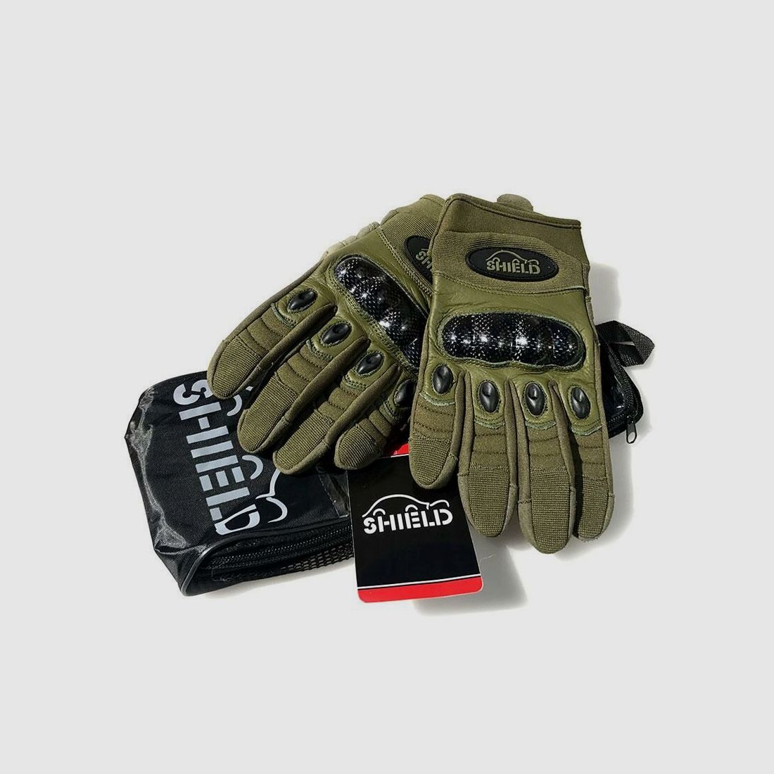Shield SHIELD Tactical Carbon inzethandschoen - Olijf