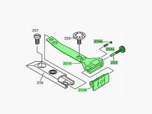 Federblech mit GehĂ¤use Kimmenblatt Seitenstellschraube Mikrometervisier fĂĽr Luftgewehr Weihrauch HW30 HW35 HW50 HW80 HW85 HW90 HW95, Ersatzteil