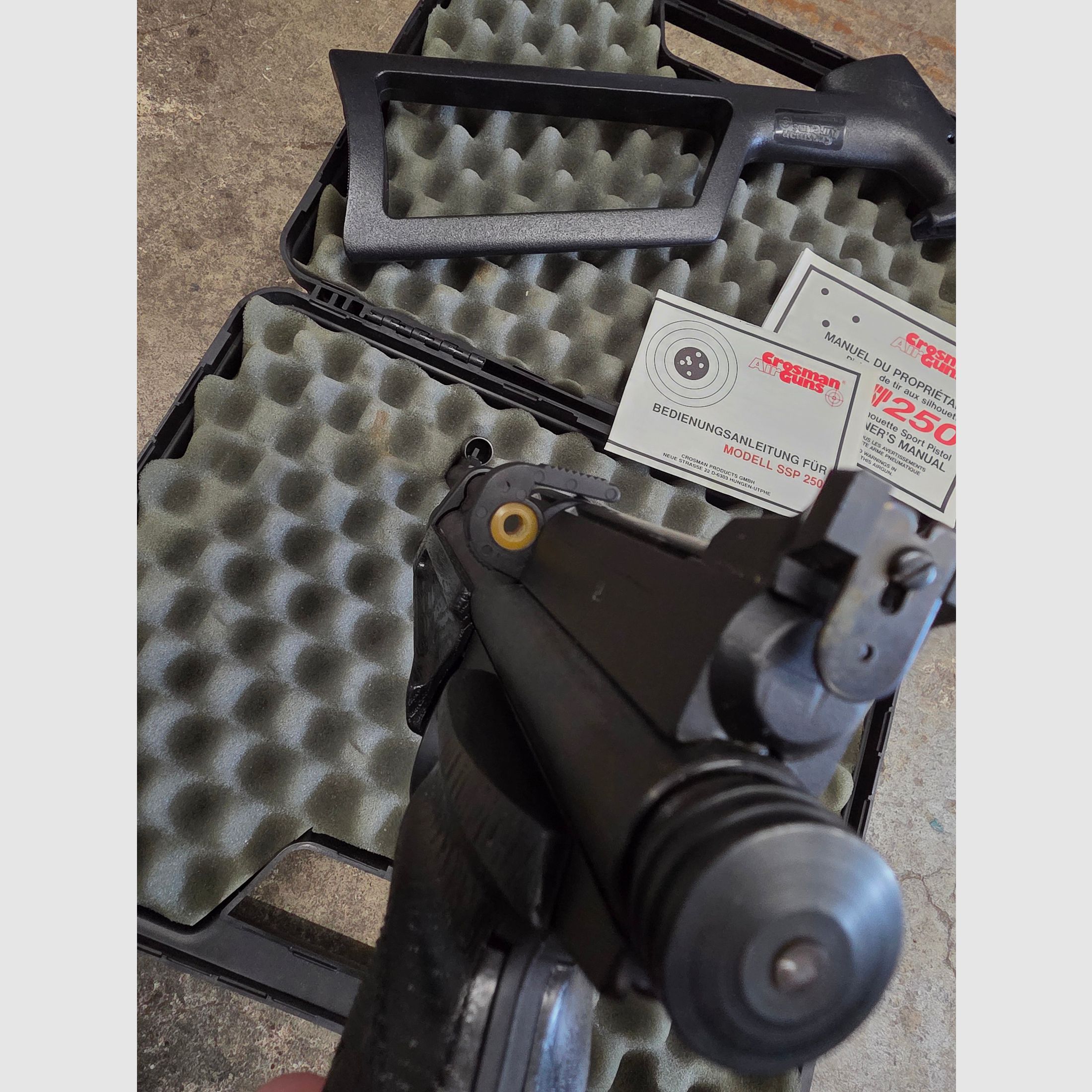 Pistola de CO2 Crosman Silhouette SSP 250 en calibre 4,5 mm Diabolo