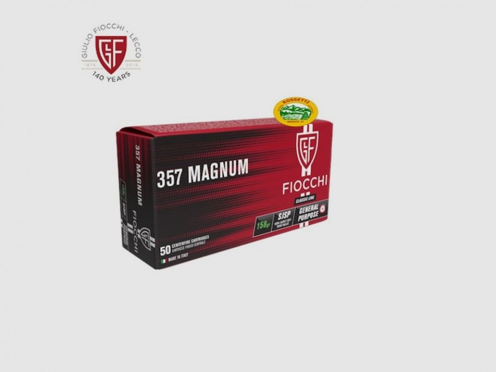 FIOCCHI Munition Kal.357 mag SJSP 125gr