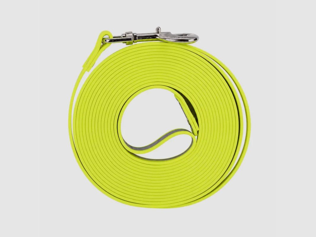 Longe réfléchissante silicone jaune fluo 5m x 2cm, image 2 sur 5