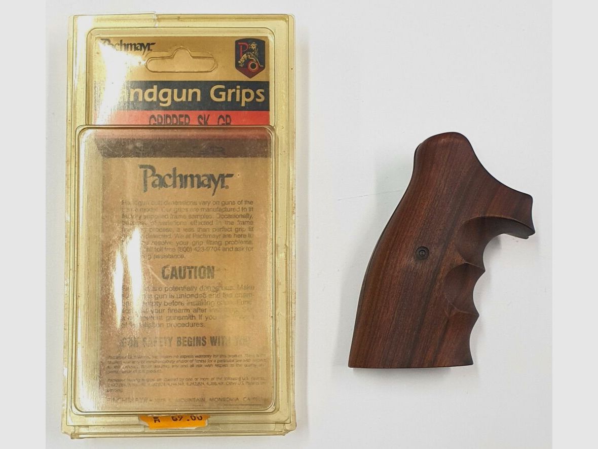 Pachmayr Griffschalen für S&W Revolver mit Round Butt K / L Frame