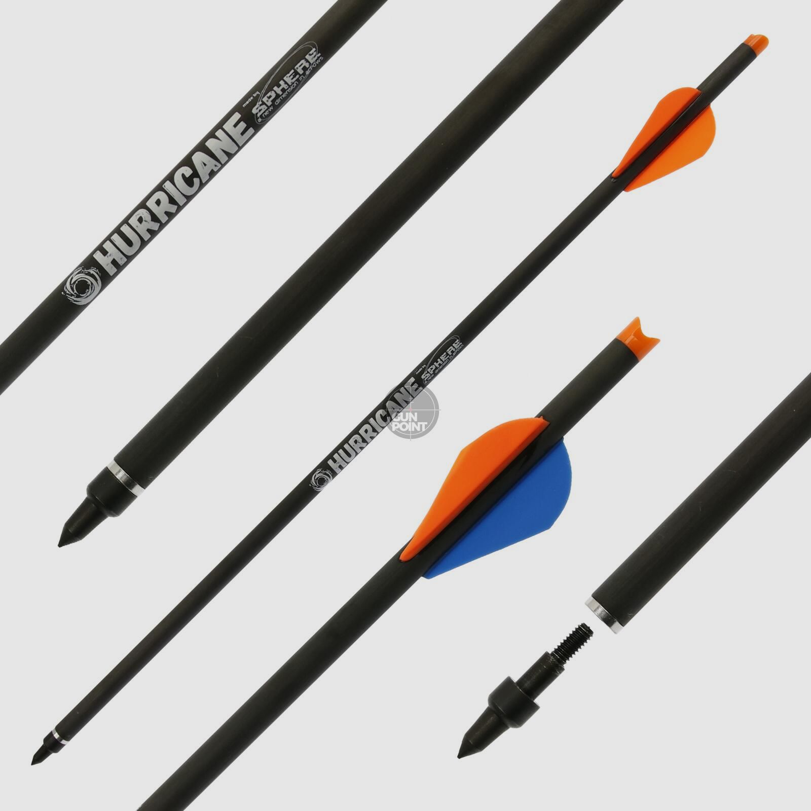 [Vorteilspack] Armbrustbolzen | SPHERE Hurricane - Carbon - 16 Zoll - 24 Stck