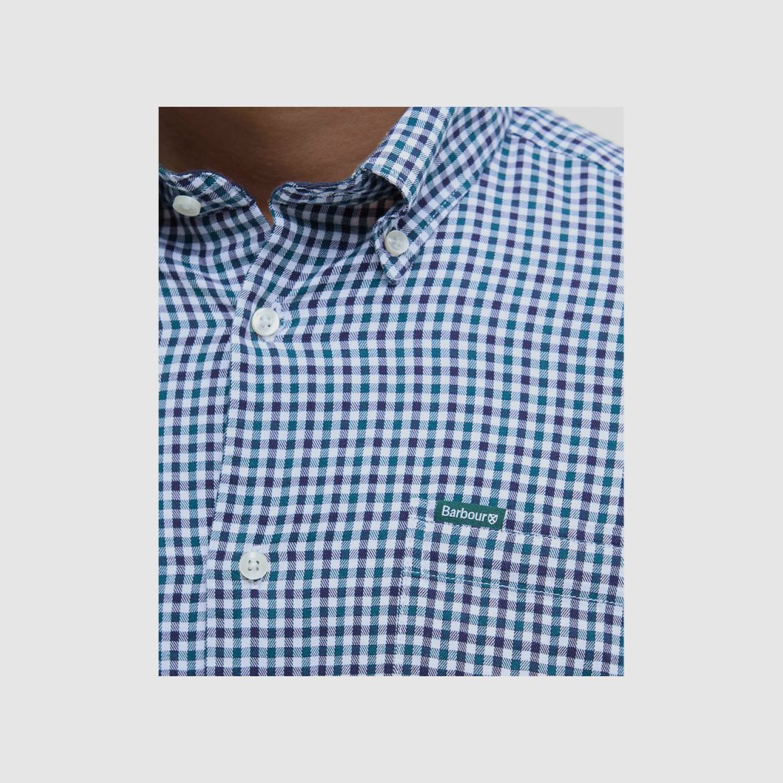 BARBOUR PADSHAW GINGHAM HEMD GRÜN, Bild 7 von 8