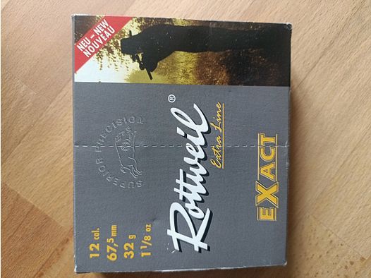 10 Schuss 12/67,5 32g Rottweil extra line Flintelauf