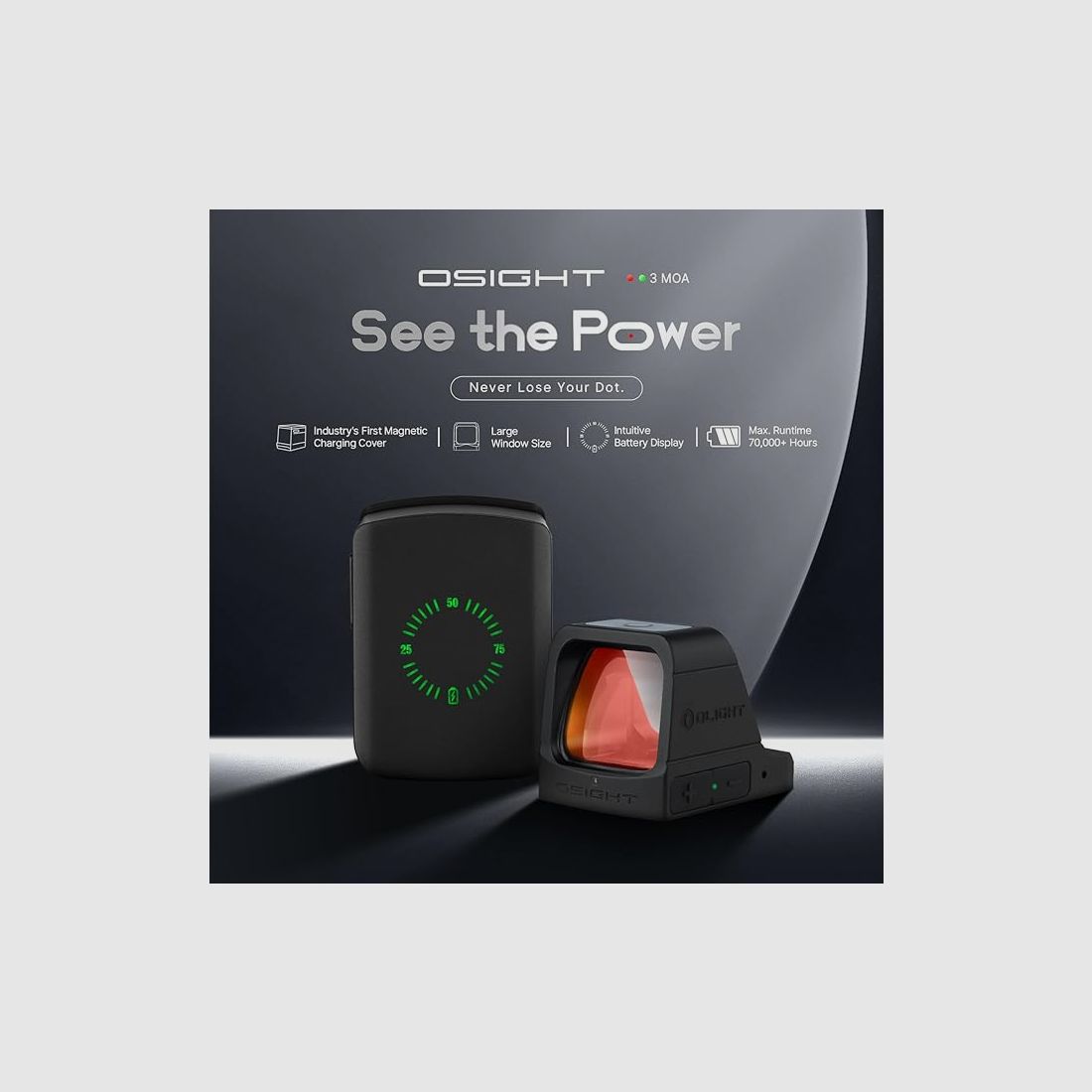 Olight Osight X 3 MOA Punkt & 32 MOA Kreis, Bild 3 von 8