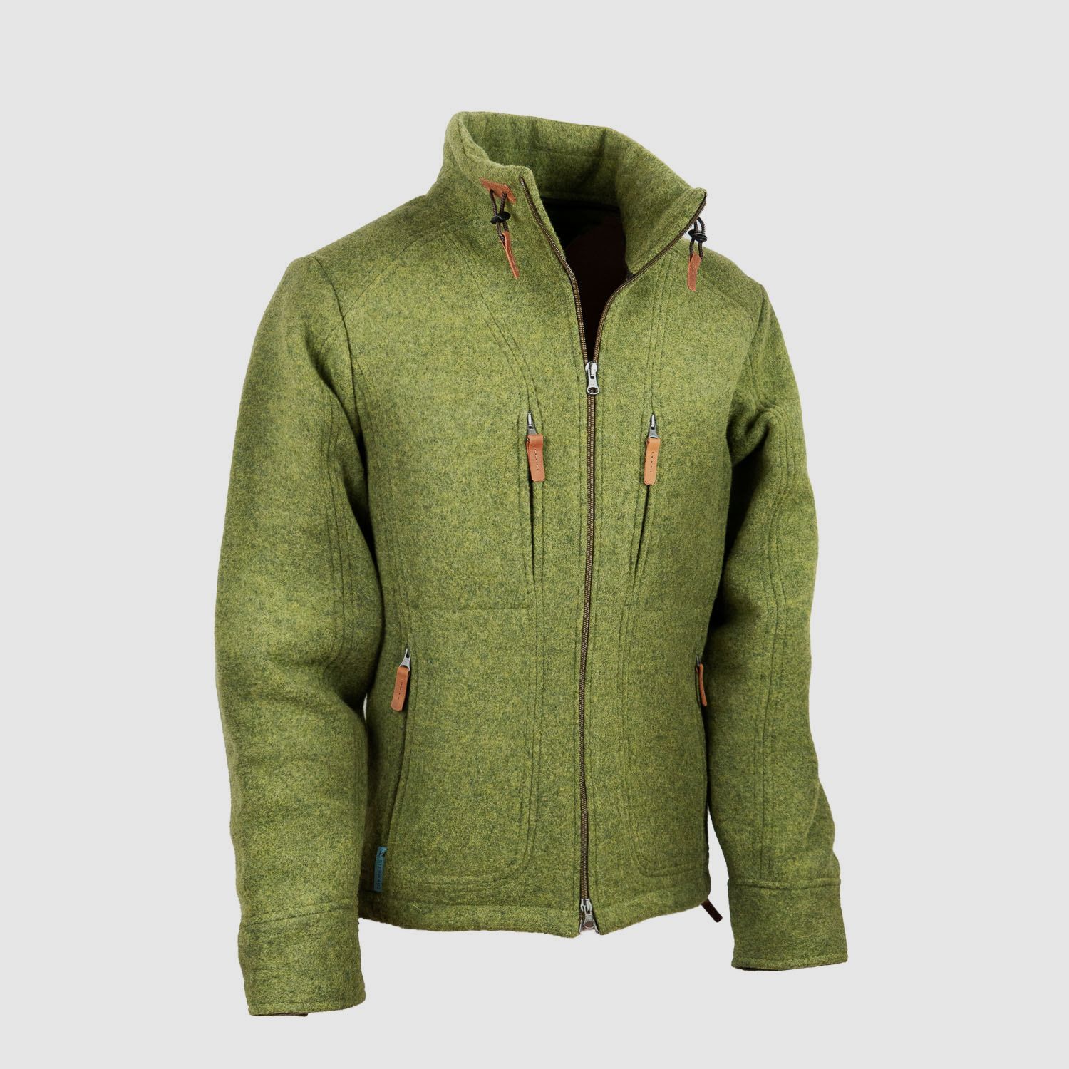 Lodenfleecejacke "Kragenhuber" Mod. 2023, Flechte
