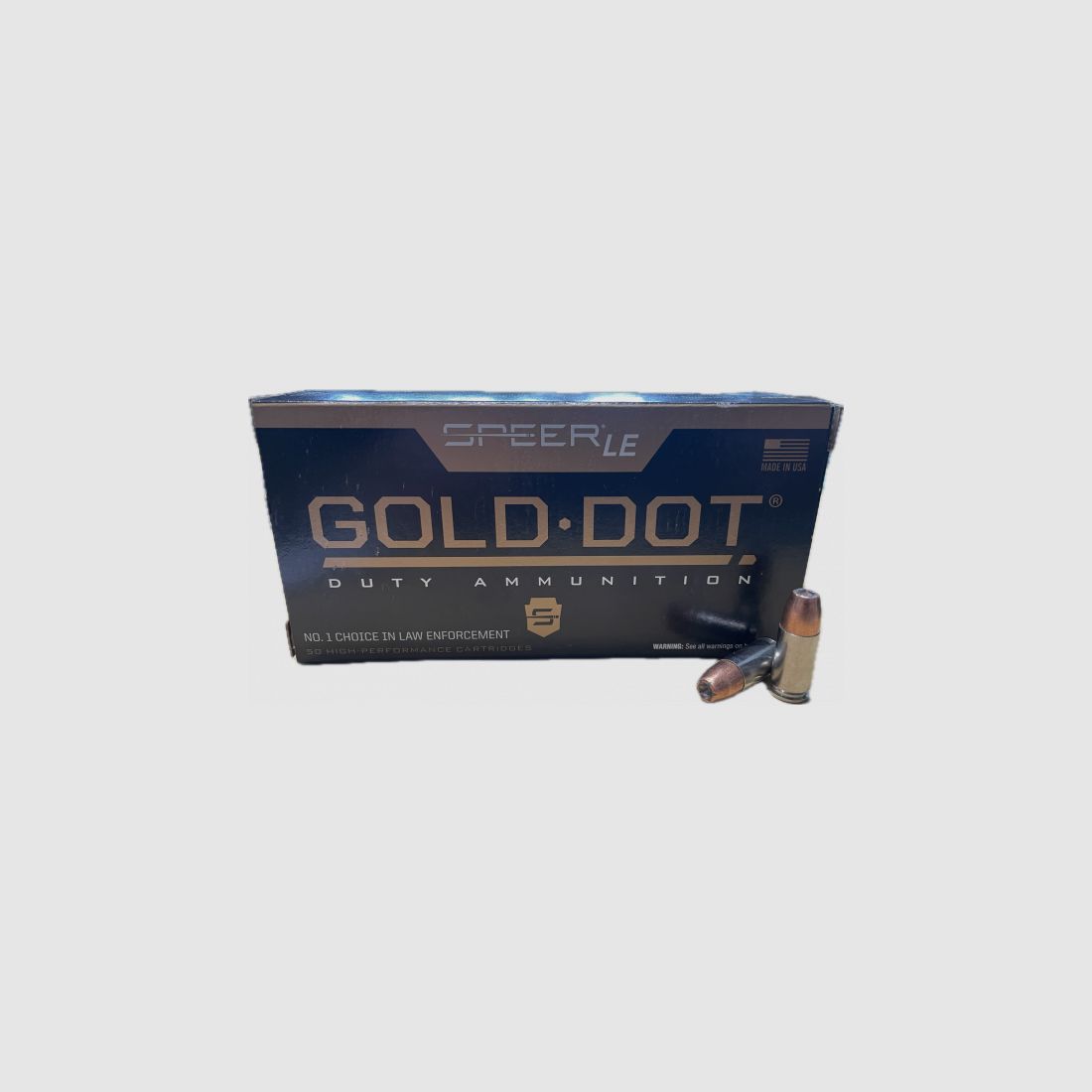 SPEER GOLD DOT - .9MM LUGER - 115 GRS - GDHP HOHLSPITZMUNITION - 50 SCHUSS