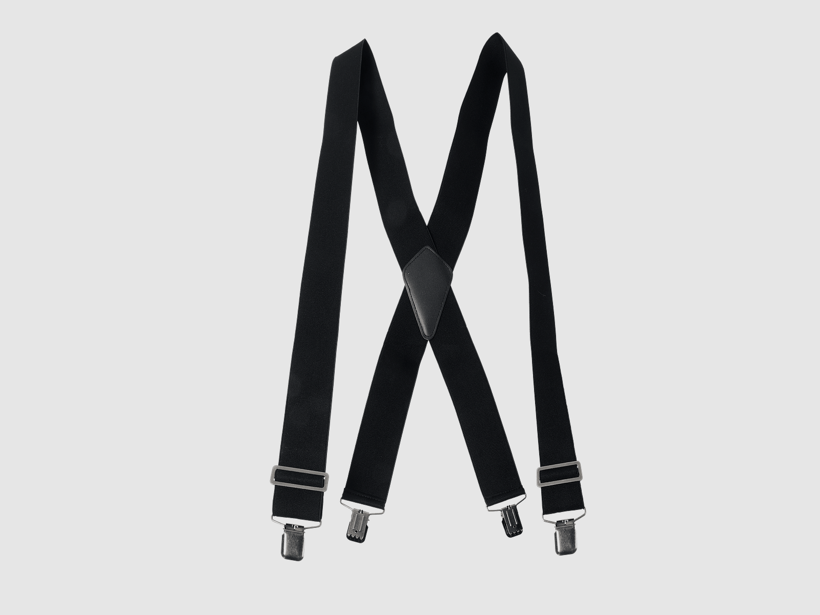 Woodline suspenders with clips black 50 mm