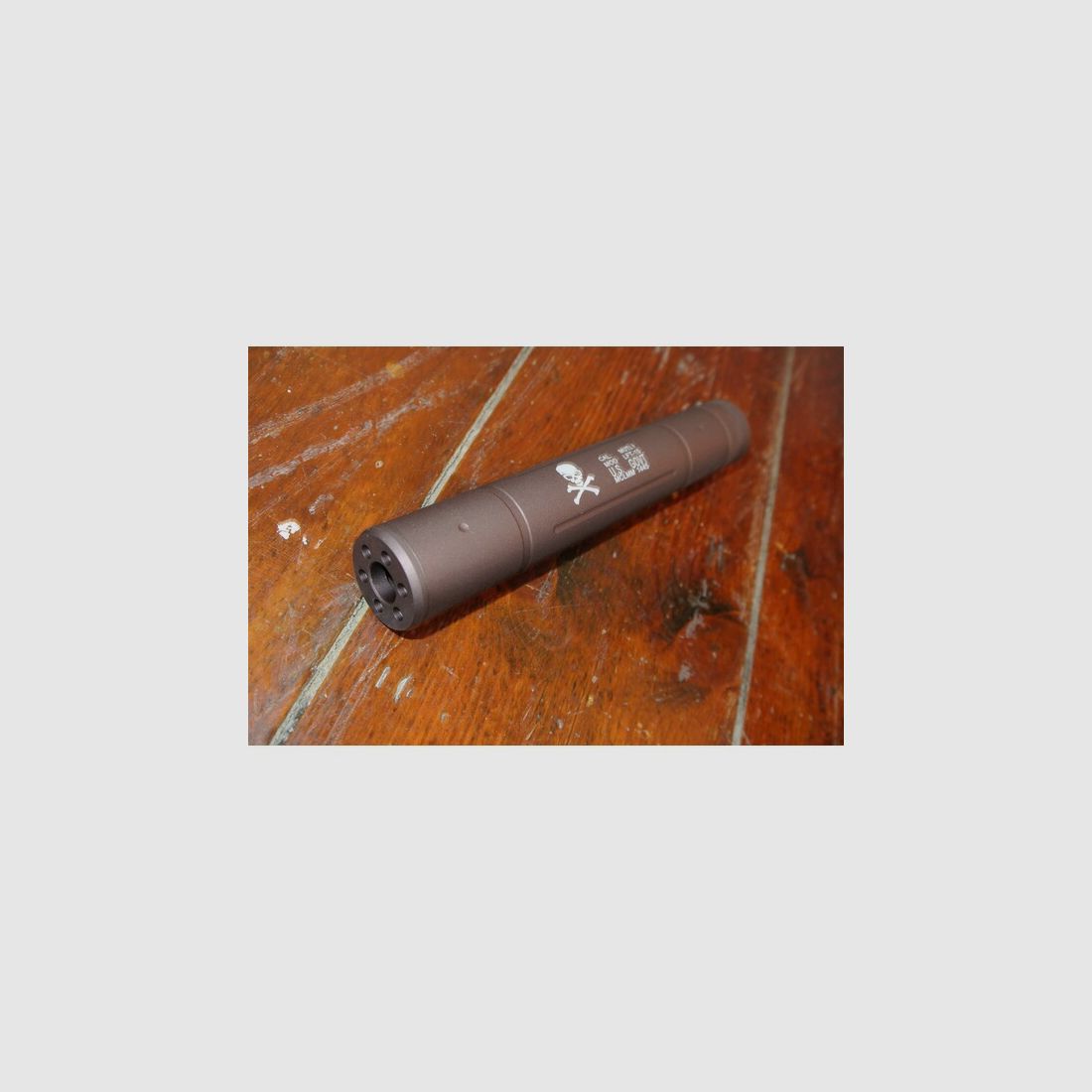 195mm CTW Silencer CCW Tan Airsoft Schalldämpfer Pirate arms Softair Gotcha