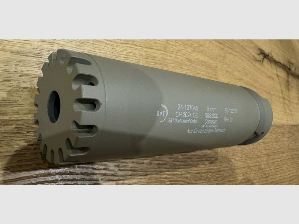 B&T AG (Brügger and Thomet) RBS Silencer SQD™ Compact FDE