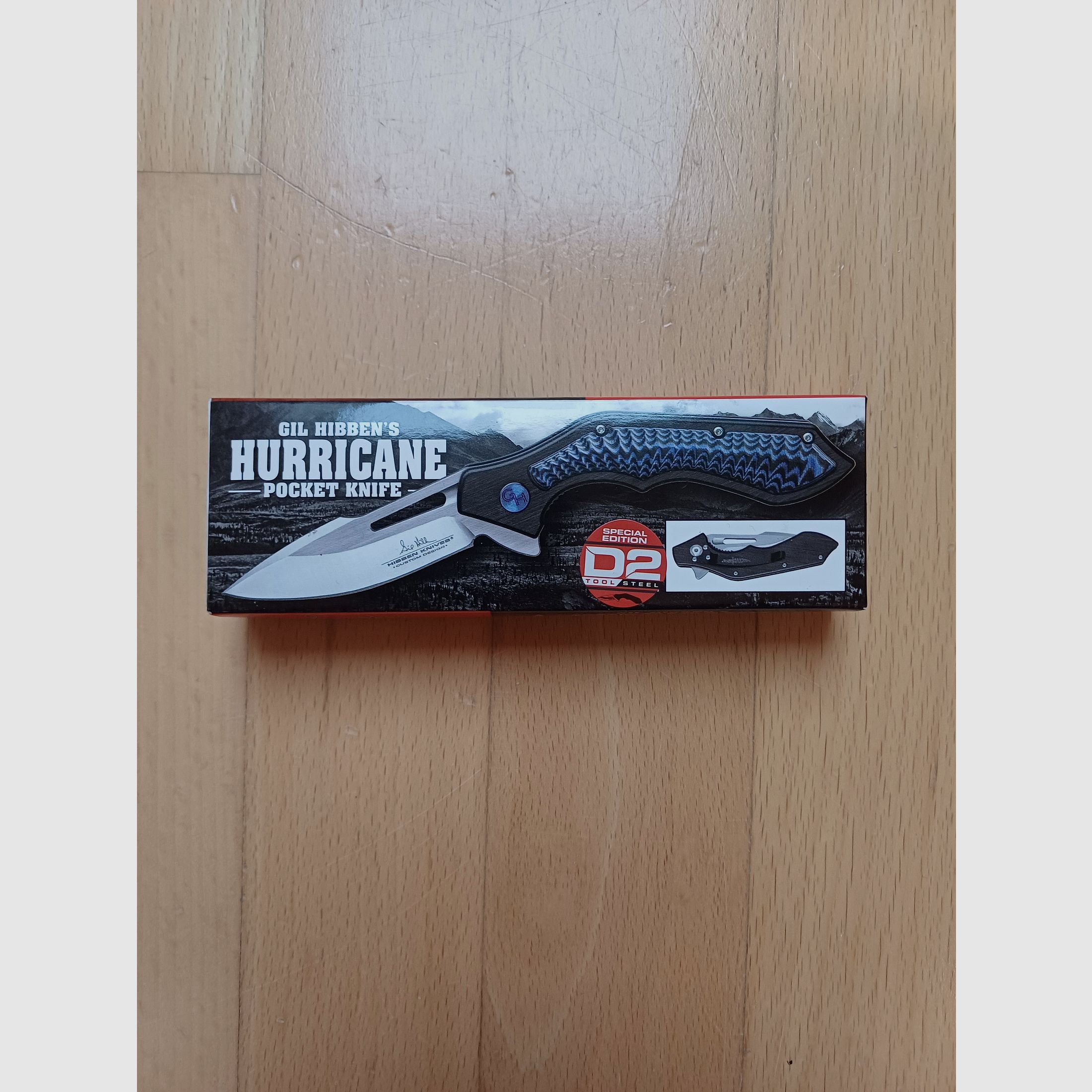 United Cutlery GIL HIBBEN HURRICANE Sonderedition D2 UC-GH5081D2 NEU OVP
