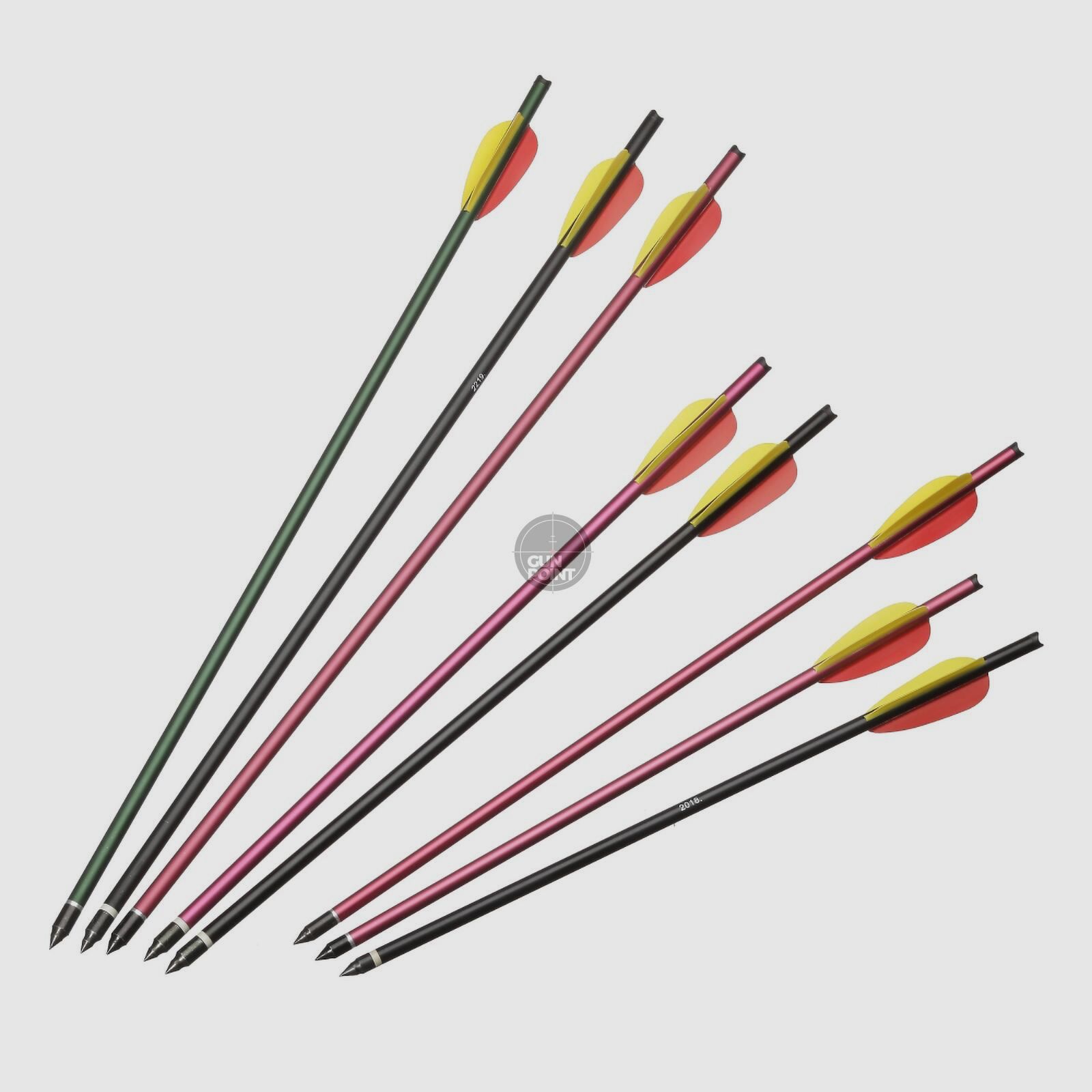 Armbrustbolzen | X-BOW ECO - Aluminium - 20 Zoll | 2219 | Farbe: schwarz