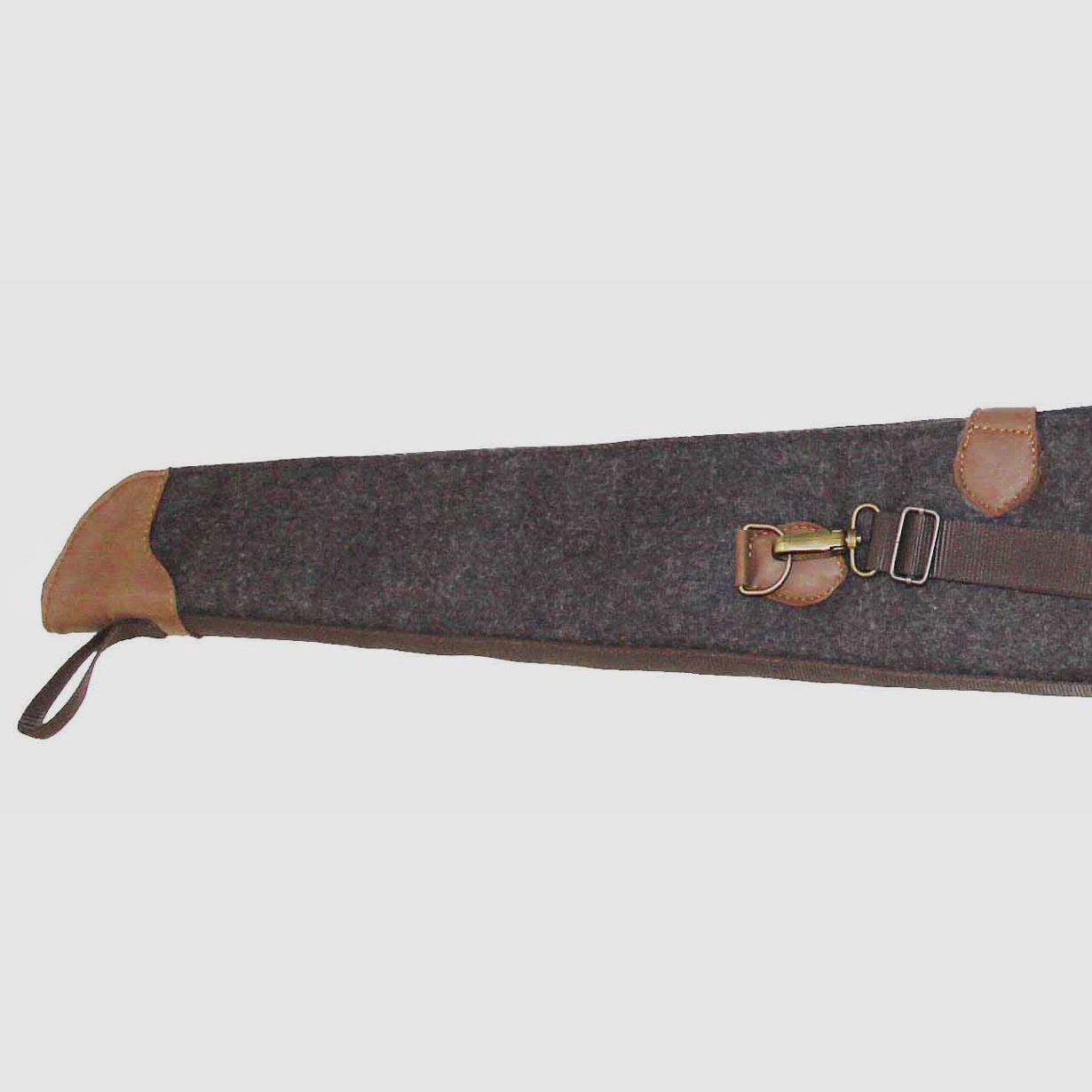 Shotgun case Loden/Elk leather