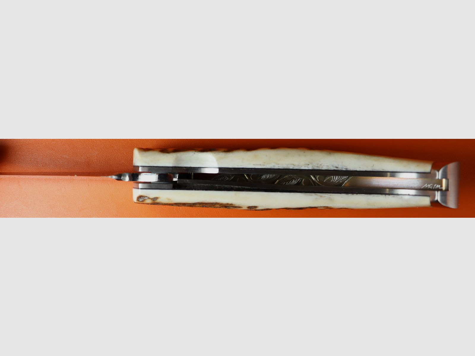 Couteau manche bois de cerf, image 4 sur 5
