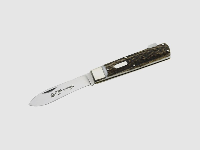 Puma Jagdtaschenmesser Hirschhorn