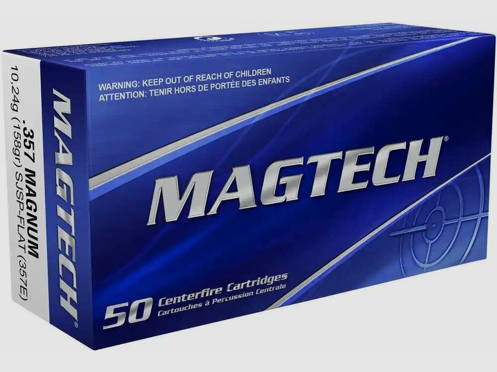Magtech .357 Mag. SJSP 158 grs.
