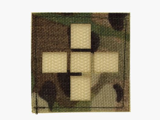 Zentauron Zentauron Patch Rot Kreuz groß multicam sand
