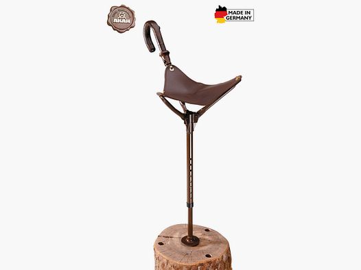 AKAH verstellbarer Sitzstock mit großer Sitzfläche