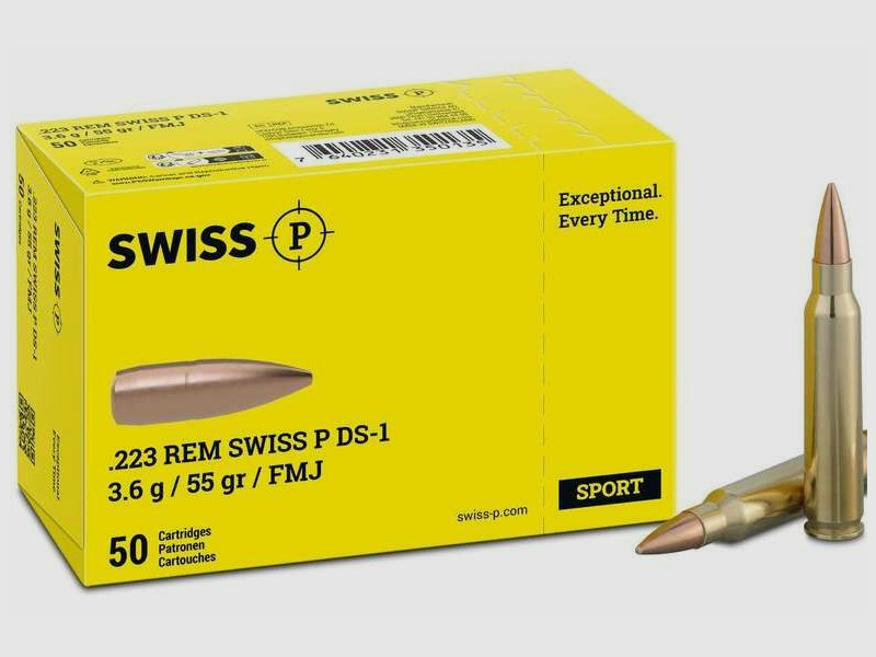 SWISS P .223 Rem. DS-1 3,6g/55gr